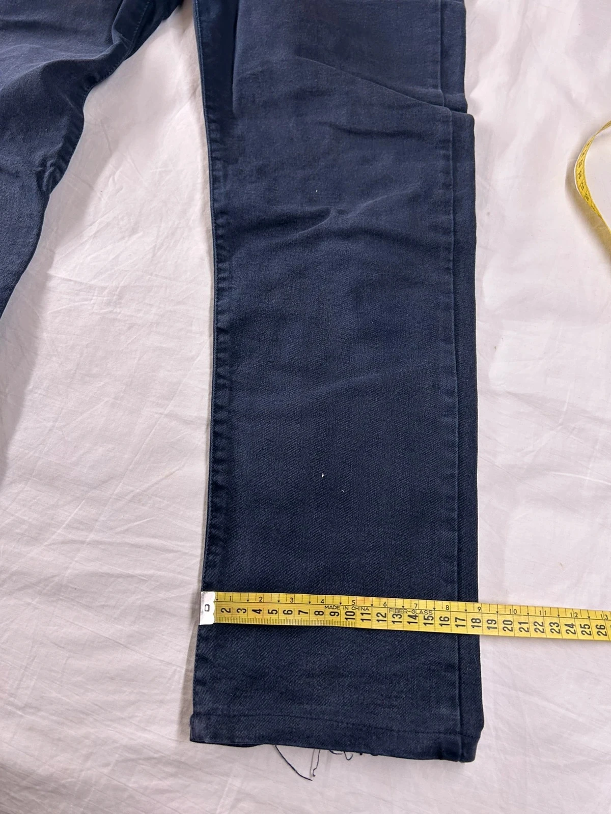 Calça reta ober lady’s wear azul marinho estilo retrô Y2k tamanho 40 – photo 7